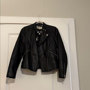 MICHAEL Michael Kors Black Leather Jacket
